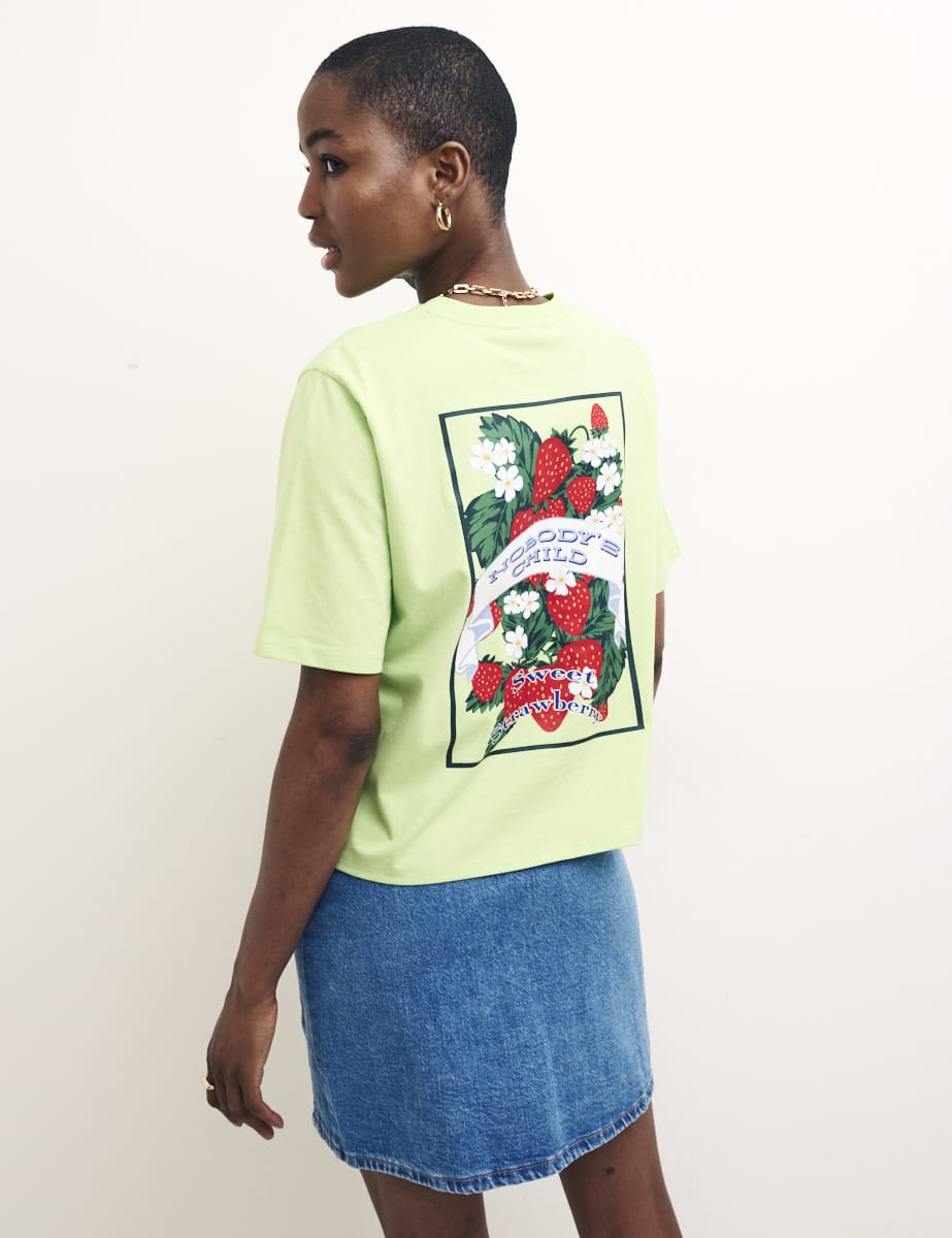 Green SS Cameron Boyfriend Tee