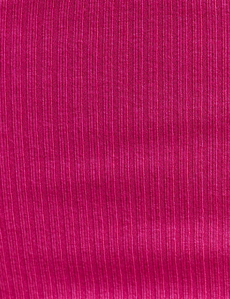 Pink Cut-Out Halter Neck Top