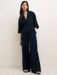 Black Oversized Boxy Shirt