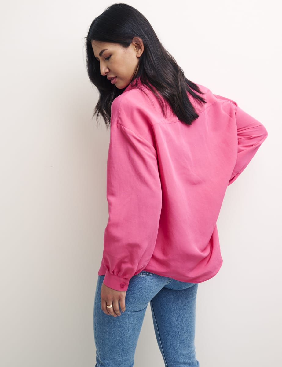 Pink Button Up Casey Shirt