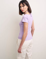 Lilac Halter Neck T-Shirt