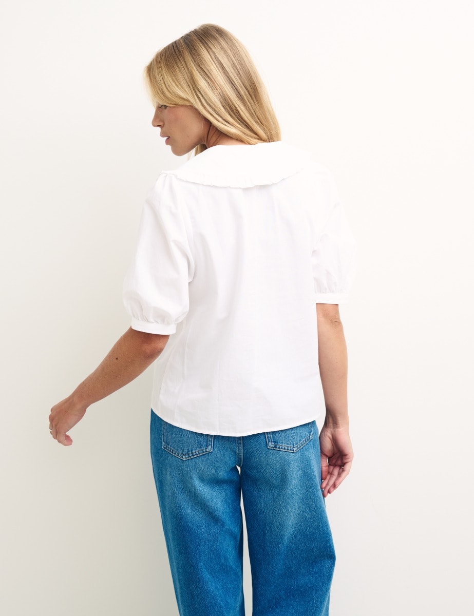 White Emmie Blouse