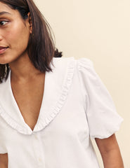 White Collared Emmie Blouse